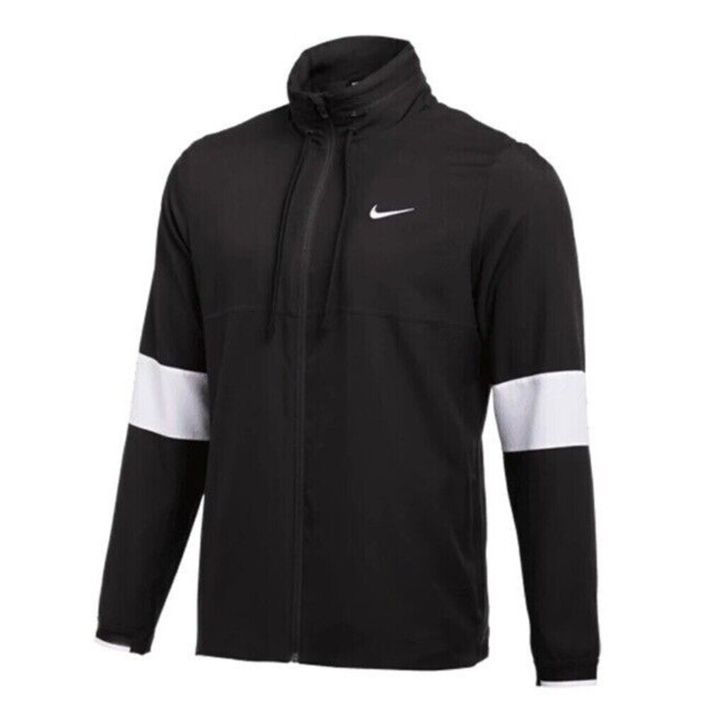 Vintage Nike Dry Jacket (Small) Mens Athletic Full Zip Hoodie Sports Outdoors